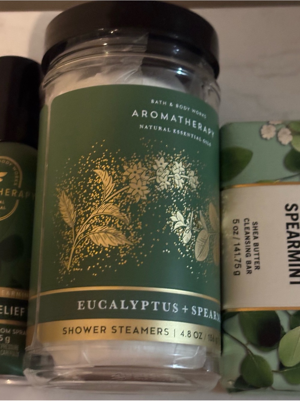 Bath & Body Works Eucalyptus Spearmint Spa 3pc Bundle